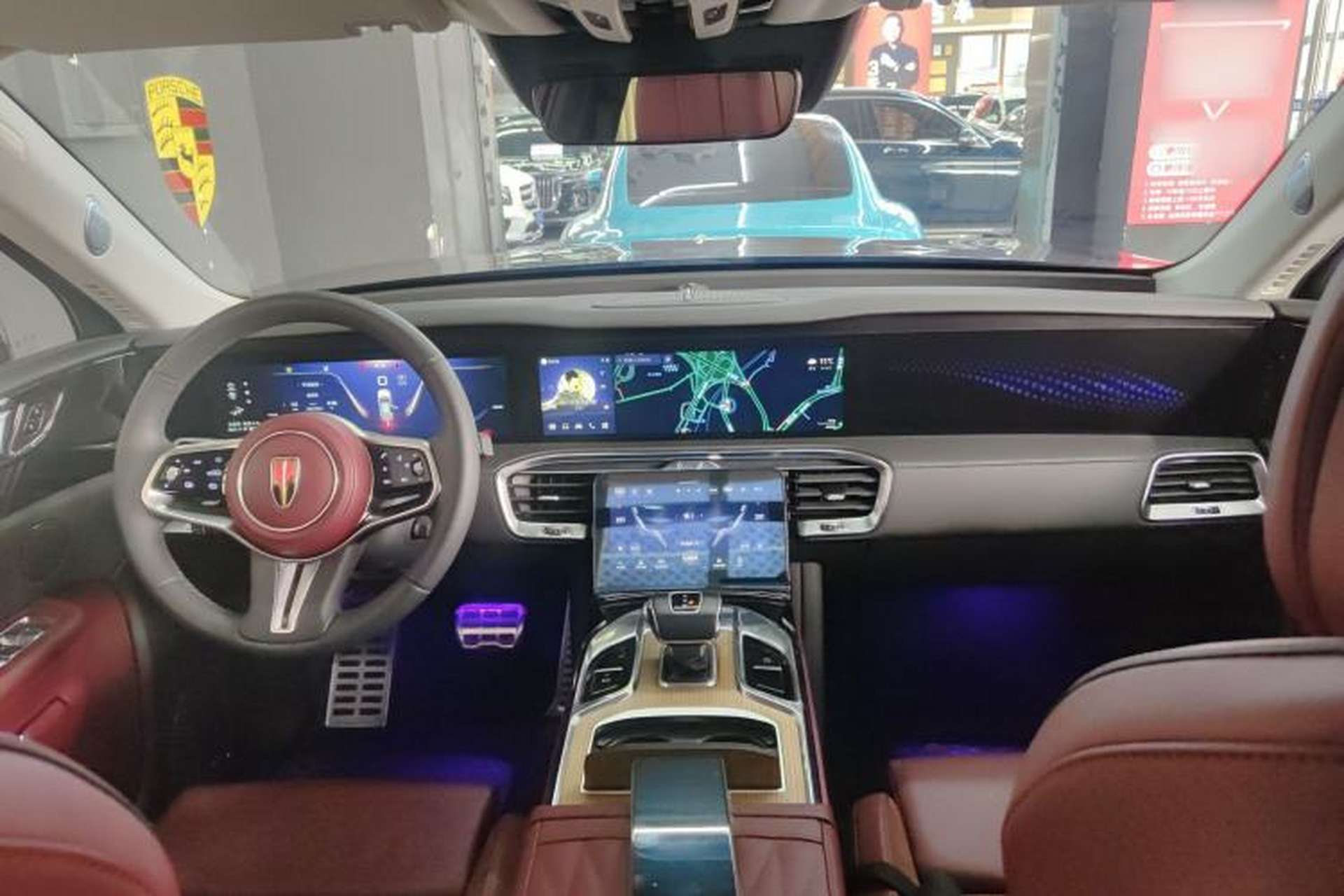 Used Hongqi E-HS9 2021 460 km Range Flagship Edition Six-Seater Center Console