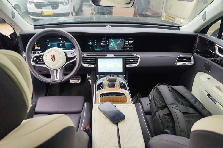 Used Hongqi E-HS9 2021 460 km Range Flagship Edition Six-Seater Center Console