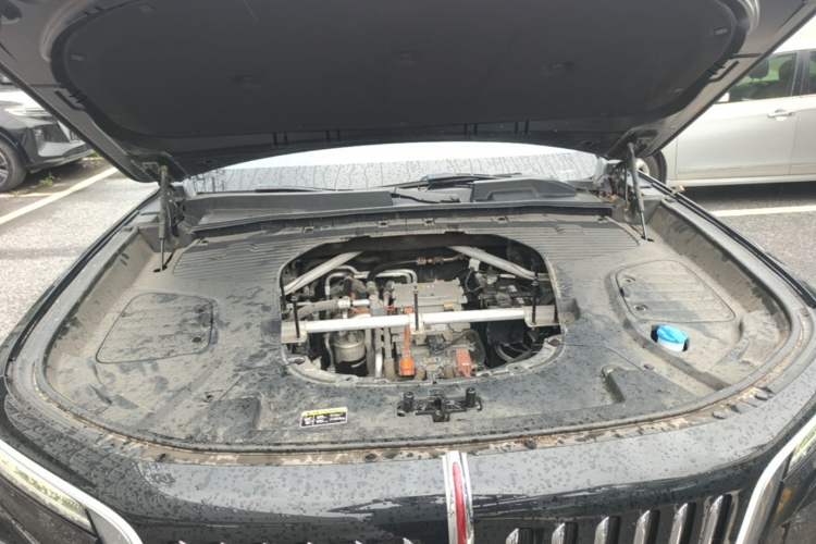 Used Hongqi E-HS9 2021 460 km Range Flagship Edition Six-Seater Engine Bay
