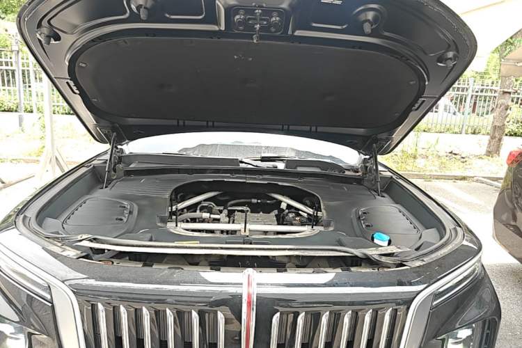 Used Hongqi E-HS9 2021 460 km Range Flagship Edition Six-Seater Engine Bay
