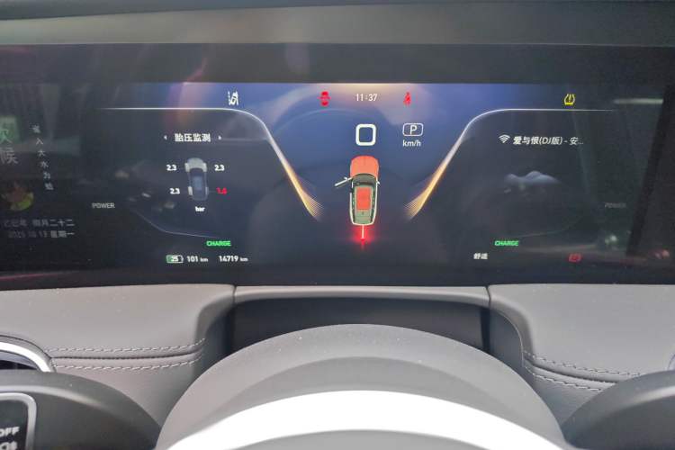 Used Hongqi E-HS9 2021 460 km Range Flagship Edition Six-Seater Instrument Cluster