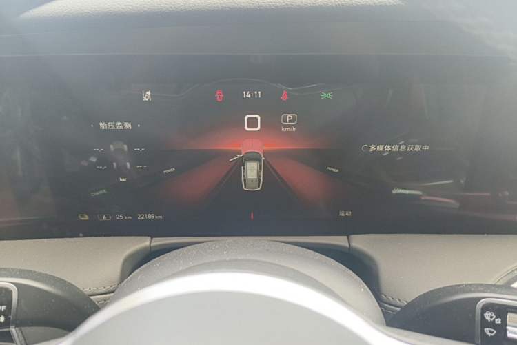 Used Hongqi E-HS9 2021 460 km Range Flagship Edition Six-Seater Instrument Cluster