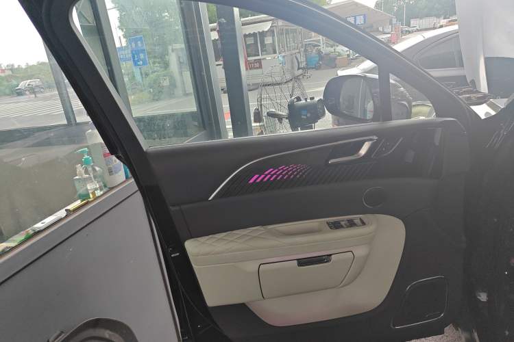 Used Hongqi E-HS9 2021 460 km Range Flagship Edition Six-Seater Left Front Door Interior