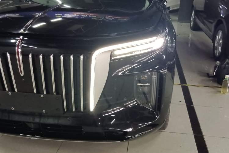 Used Hongqi E-HS9 2021 510 km Range Flagway Edition Six Seats Left Front Headlight