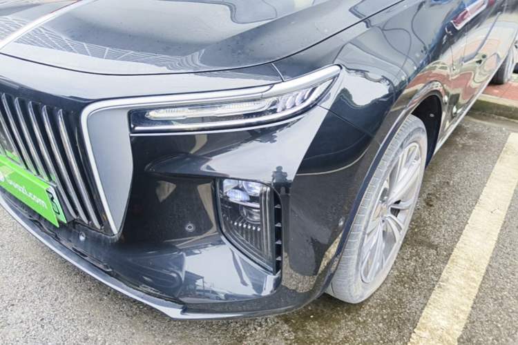 Used Hongqi E-HS9 2021 460 km Range Flagship Edition Six-Seater Left Front Headlight