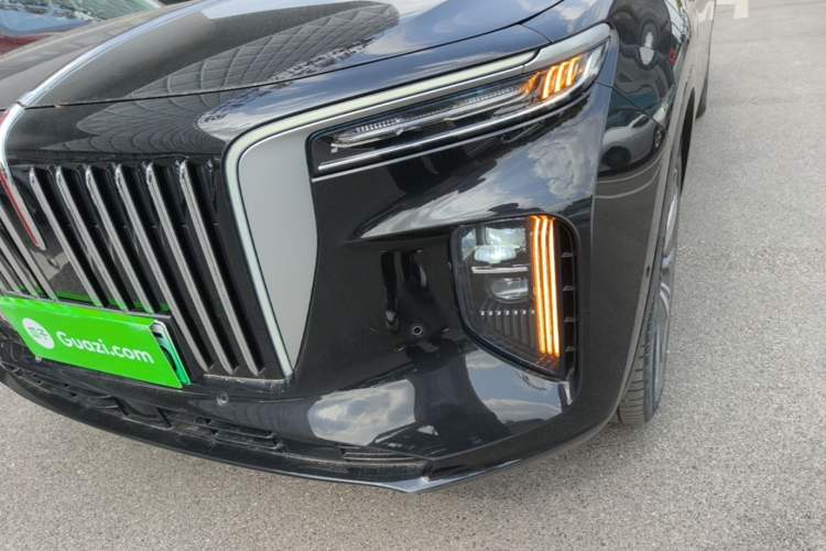 Used Hongqi E-HS9 2021 460 km Range Flagship Edition Six-Seater Left Front Headlight