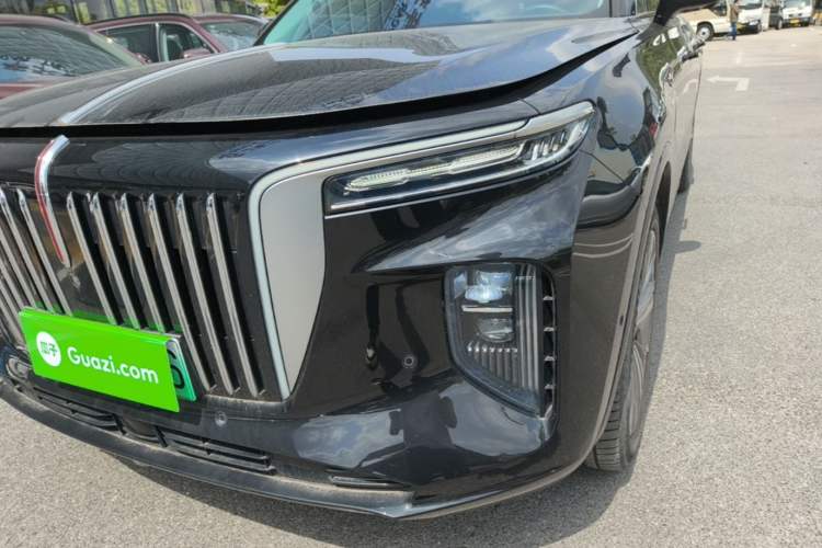 Used Hongqi E-HS9 2021 460 km Range Flagship Edition Six-Seater Left Front Headlight
