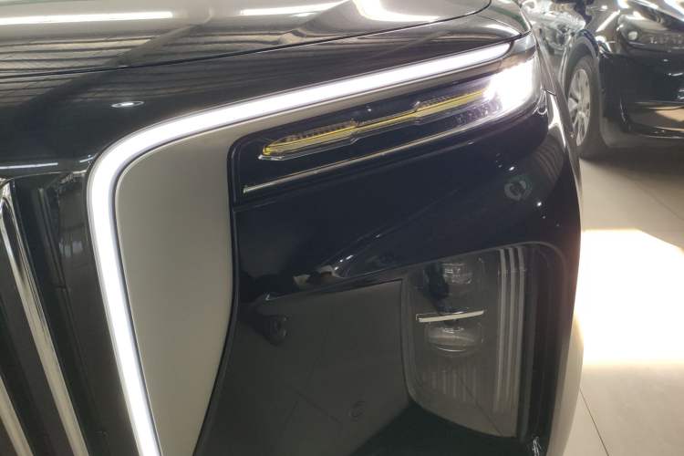Used Hongqi E-HS9 2021 460 km Range Flagship Edition Six-Seater Left Front Headlight