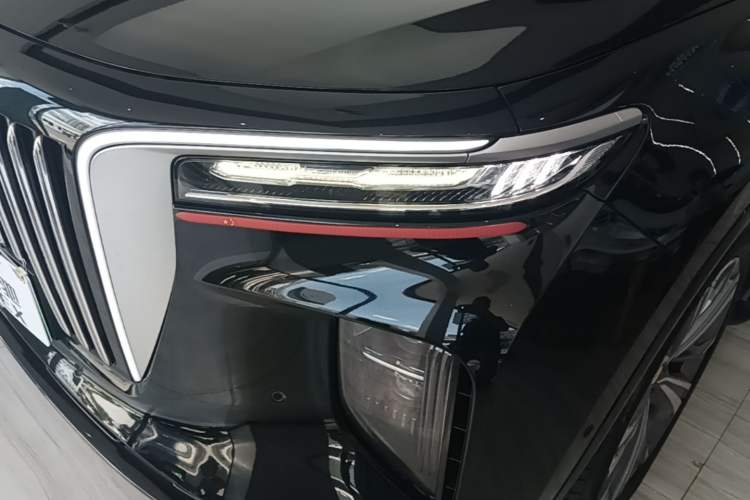 Used Hongqi E-HS9 2021 510 km Range Flagway Edition Six Seats Left Front Headlight
