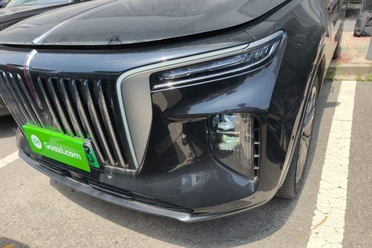 Used Hongqi E-HS9 2021 460 km Range Flagship Edition Six-Seater Left Front Headlight