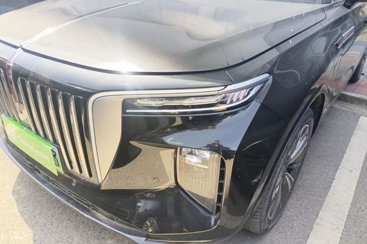 Used Hongqi E-HS9 2021 460 km Range Flagship Edition Six-Seater Left Front Headlight