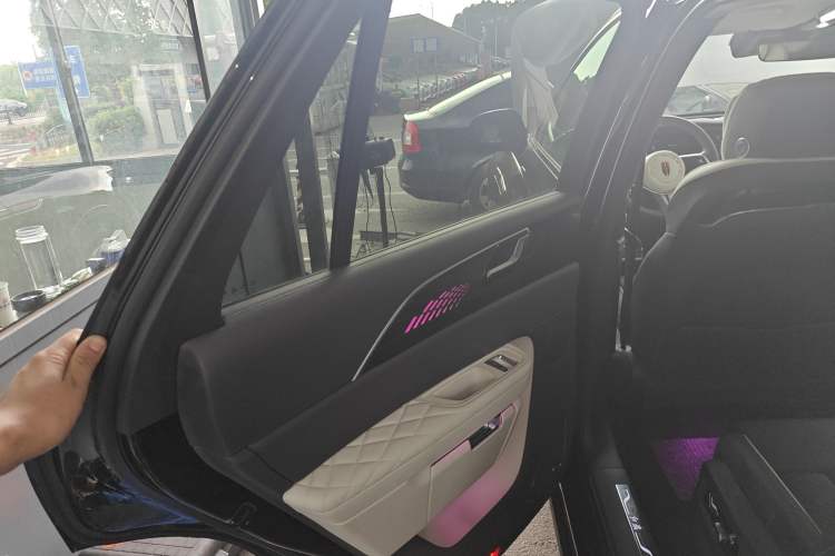 Used Hongqi E-HS9 2021 460 km Range Flagship Edition Six-Seater Left Rear Door Interior