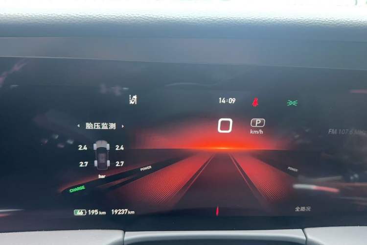 Used Hongqi E-HS9 2021 460 km Range Flagship Edition Six-Seater Odometer Close Up