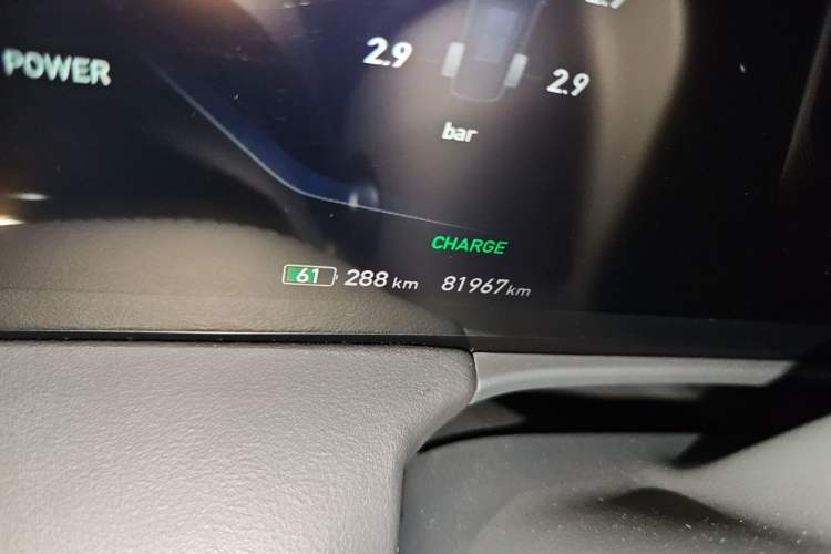 Used Hongqi E-HS9 2021 510 km Range Flagway Edition Six Seats Odometer Close Up