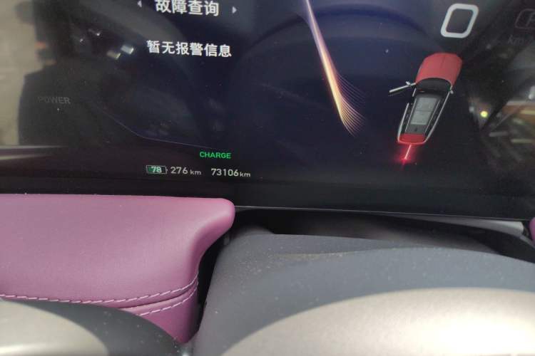 Used Hongqi E-HS9 2021 460 km Range Flagship Edition Six-Seater Odometer Close Up
