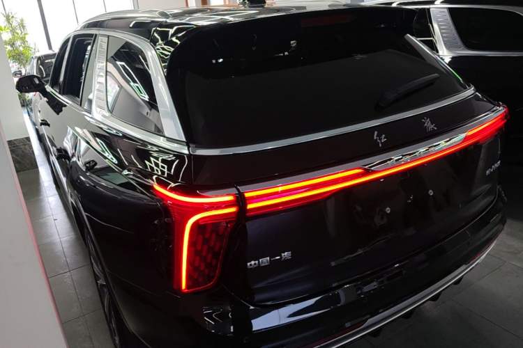 Used Hongqi E-HS9 2021 460 km Range Flagship Edition Six-Seater Rear Left 45 Deg