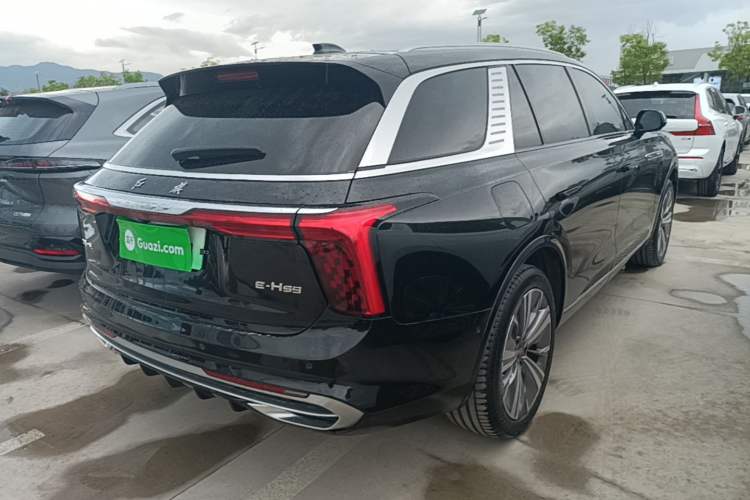 Used Hongqi E-HS9 2021 460 km Range Flagship Edition Six-Seater Rear Right 45 Deg