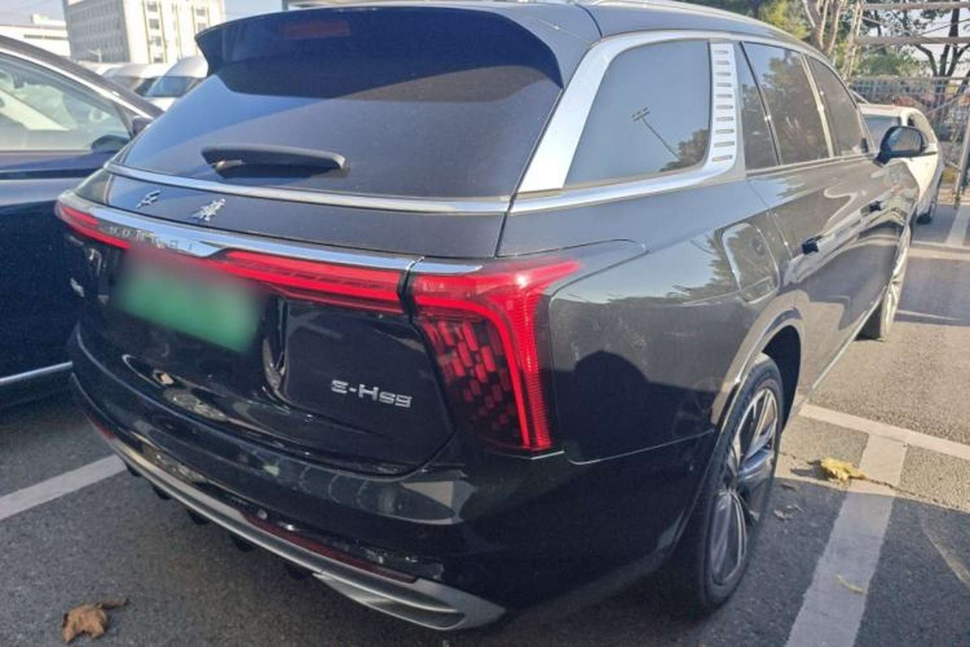 Used Hongqi E-HS9 2021 460 km Range Flagship Edition Six-Seater Rear Right 45 Deg