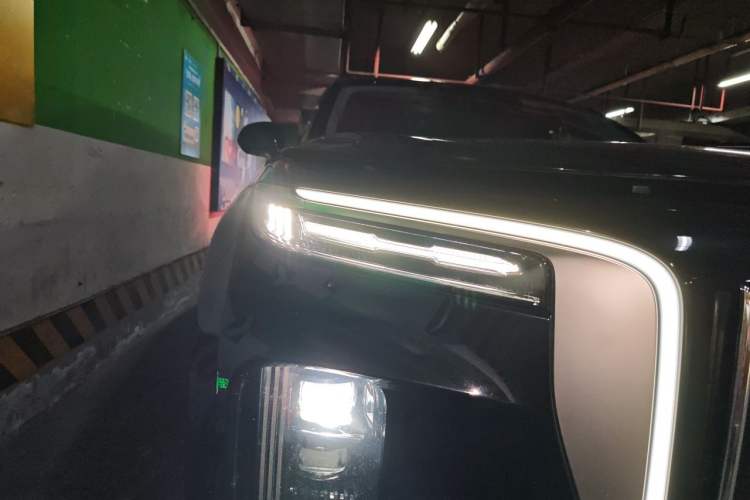 Used Hongqi E-HS9 2021 510 km Range Flagway Edition Six Seats Right Front Headlight