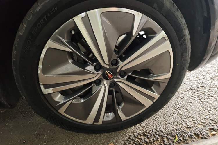 Used Hongqi E-HS9 2021 460 km Range Flagship Edition Six-Seater Right Front Wheel Hub