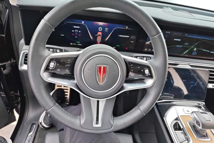 Used Hongqi E-HS9 2021 460 km Range Flagship Edition Six-Seater Steering Wheel