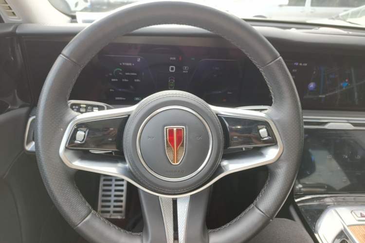 Used Hongqi E-HS9 2021 460 km Range Flagship Edition Six-Seater Steering Wheel