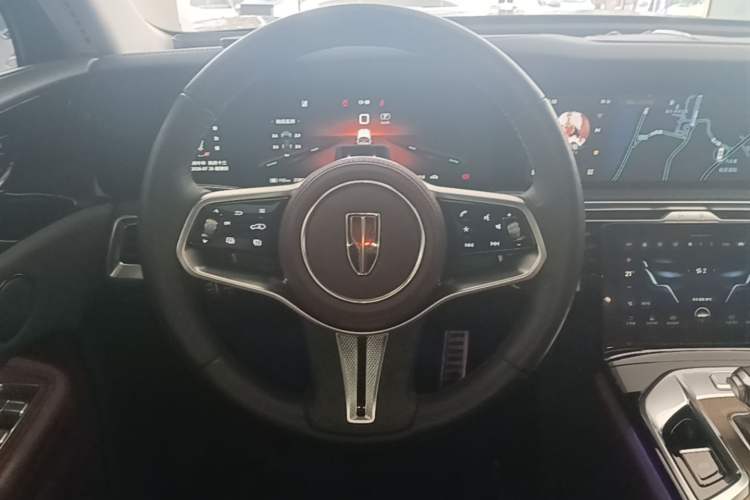 Used Hongqi E-HS9 2021 510 km Range Flagway Edition Six Seats Steering Wheel