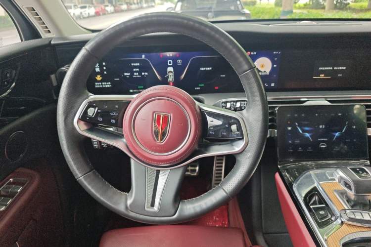 Used Hongqi E-HS9 2021 460 km Range Flagship Edition Six-Seater Steering Wheel