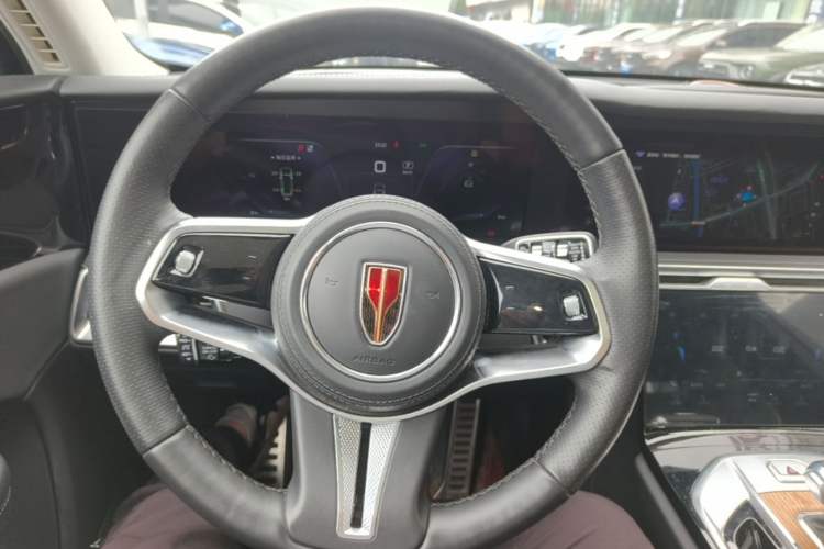 Used Hongqi E-HS9 2021 460 km Range Flagship Edition Six-Seater Steering Wheel