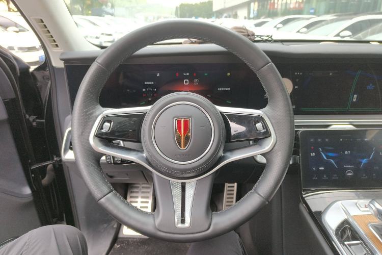 Used Hongqi E-HS9 2021 460 km Range Flagship Edition Six-Seater Steering Wheel