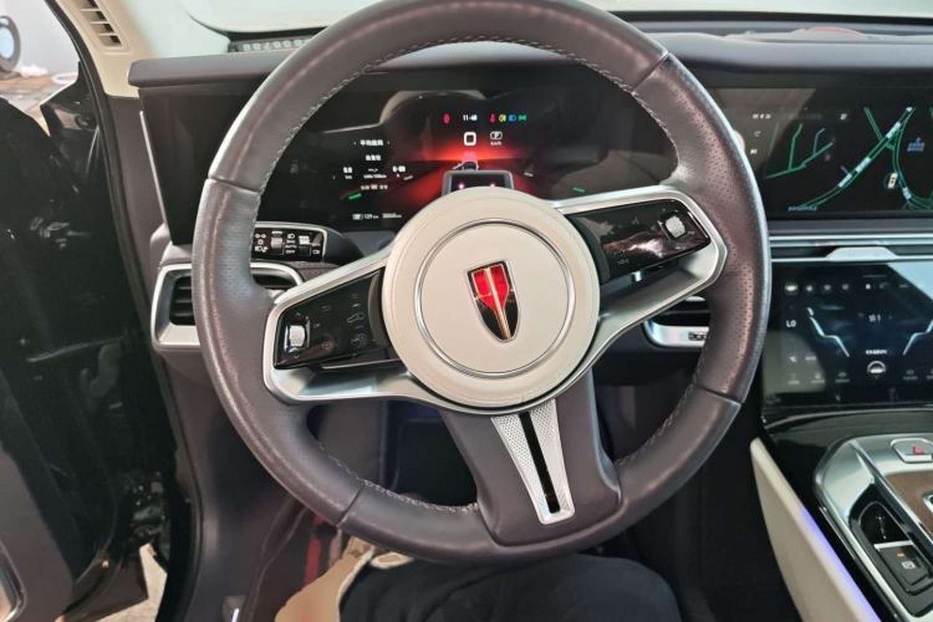Used Hongqi E-HS9 2021 510 km Flagship Edition Four Seats Steering Wheel