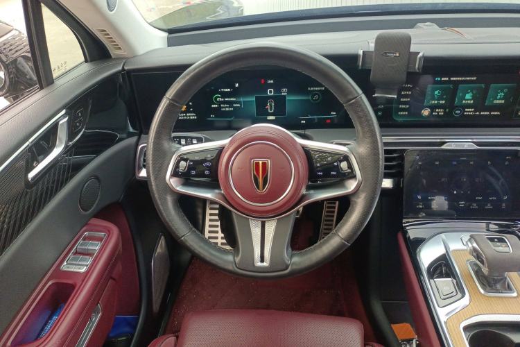 Used Hongqi E-HS9 2021 460 km Range Flagship Edition Six-Seater Steering Wheel