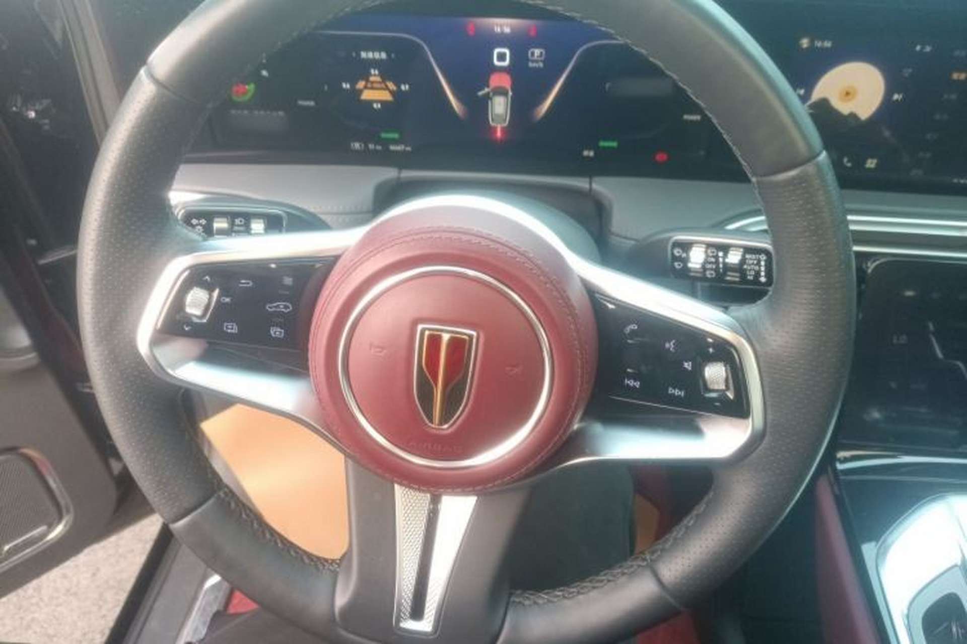 Used Hongqi E-HS9 2021 460 km Range Flagship Edition Six-Seater Steering Wheel