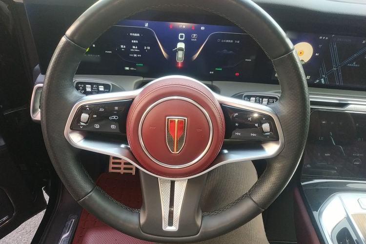 Used Hongqi E-HS9 2021 460 km Range Flagship Edition Six-Seater Steering Wheel