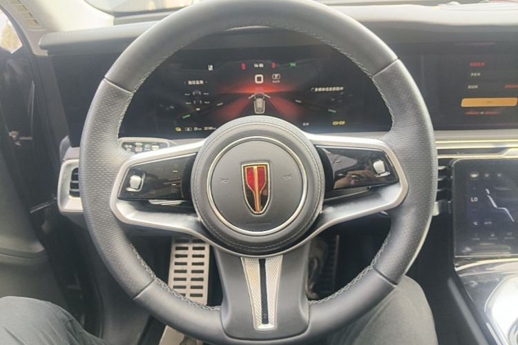 Used Hongqi E-HS9 2021 460 km Range Flagship Edition Six-Seater Steering Wheel