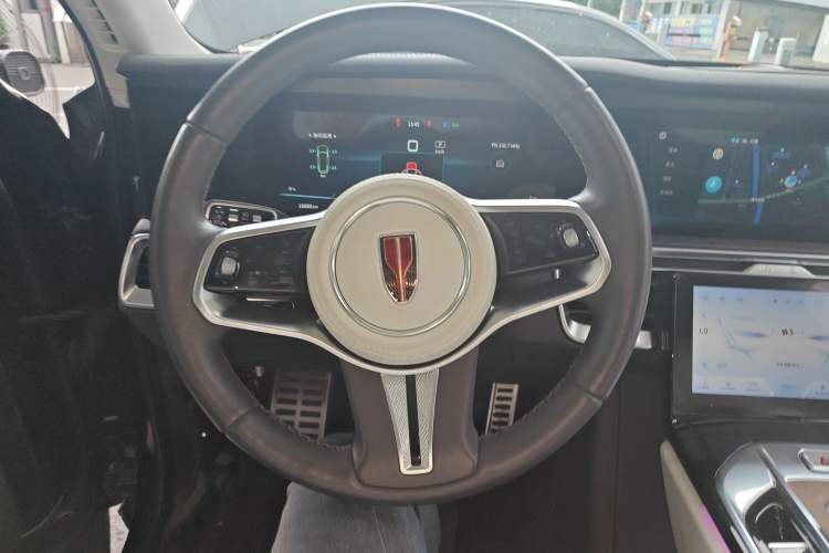 Used Hongqi E-HS9 2021 460 km Range Flagship Edition Six-Seater Steering Wheel