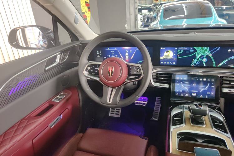 Used Hongqi E-HS9 2021 460 km Range Flagship Edition Six-Seater Steering Wheel