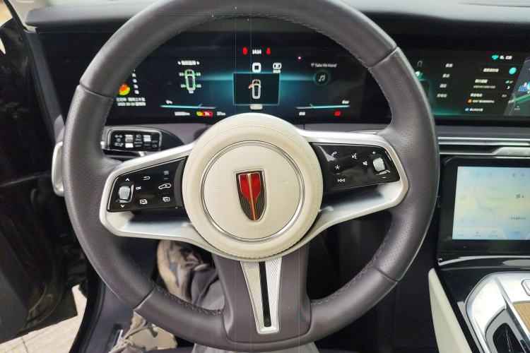 Used Hongqi E-HS9 2021 460 km Range Flagship Edition Six-Seater Steering Wheel