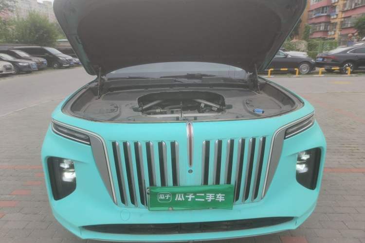Used Hongqi E-HS9 2021 460 km Range Flagship Edition Six-Seater Engine Bay