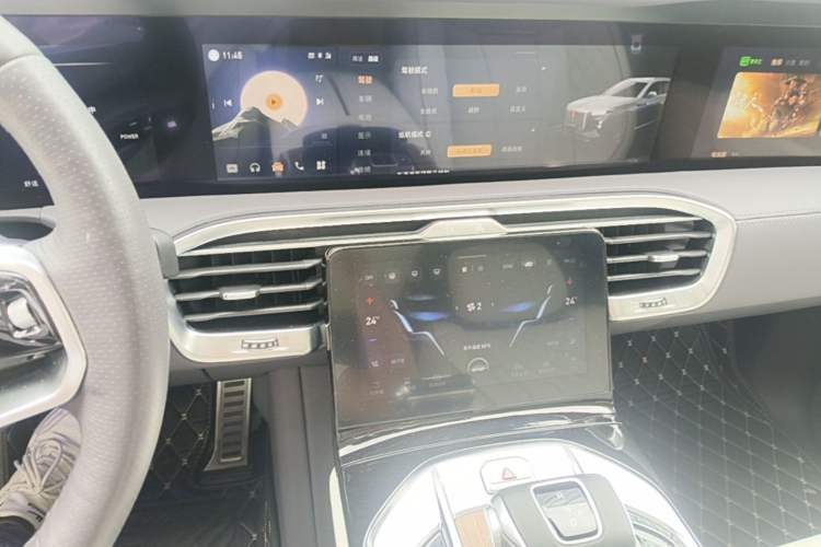 Used Hongqi E-HS9 2021 510 km Flagship Edition Four Seats Audio And AC Panel