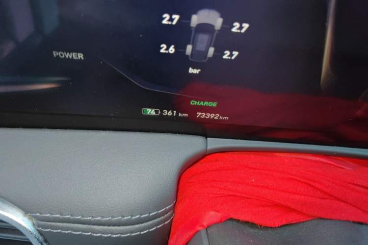 Used Hongqi E-HS9 2021 510 km Range Flagway Edition Six Seats Odometer Close Up