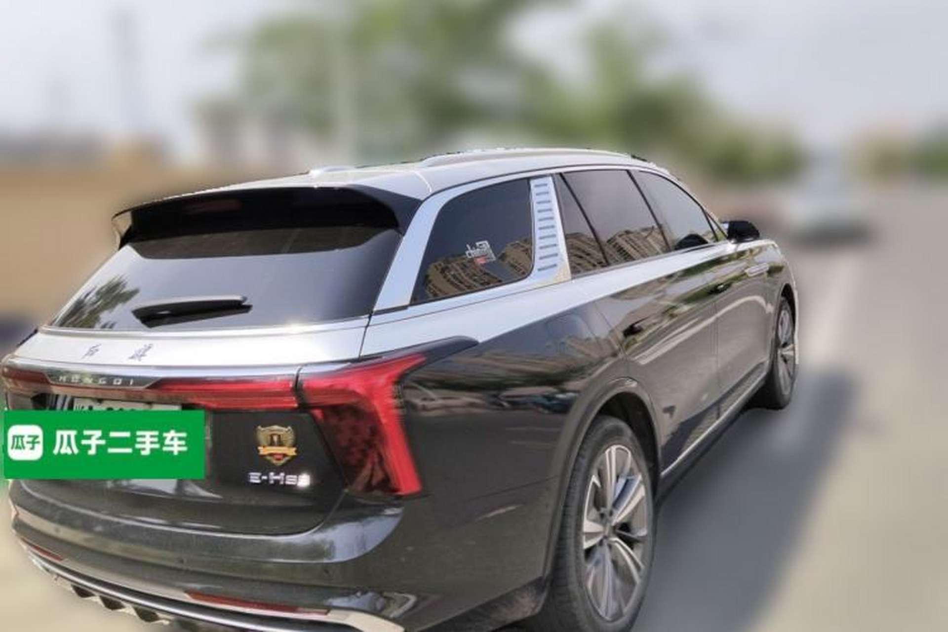 Used Hongqi E-HS9 2021 460 km Range Flagship Edition Six-Seater Rear Right 45 Deg