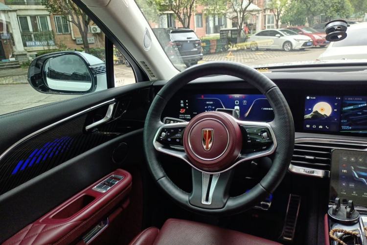 Used Hongqi E-HS9 2021 510 km Range Flagway Edition Six Seats Steering Wheel