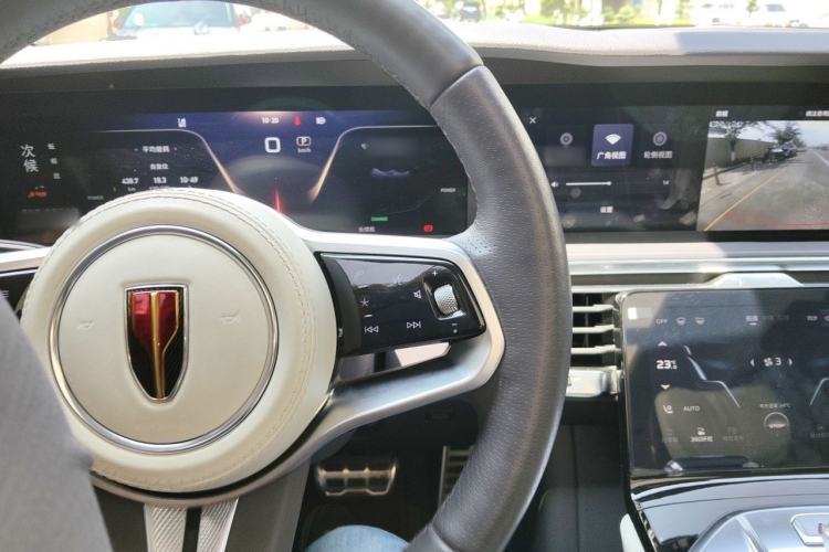 Used Hongqi E-HS9 2021 460 km Range Flagship Edition Six-Seater Steering Wheel