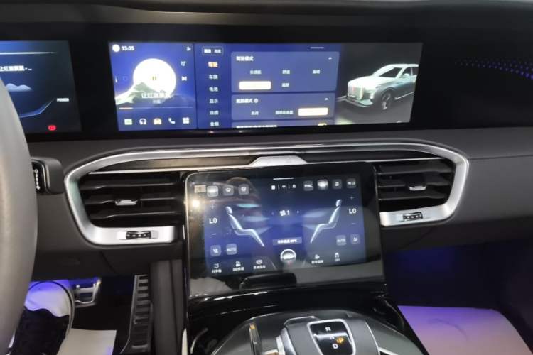 Used Hongqi E-HS9 2021 460 km Range Flagship Edition Six-Seater Audio And AC Panel