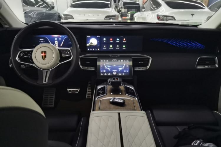 Used Hongqi E-HS9 2021 460 km Range Flagship Edition Six-Seater Center Console