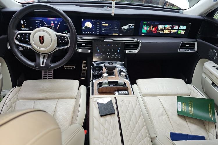 Used Hongqi E-HS9 2021 510 km Flagship Edition Four Seats Center Console