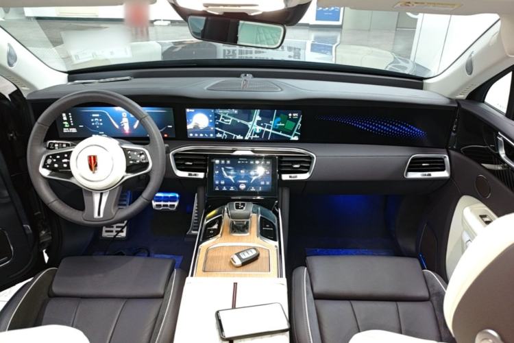 Used Hongqi E-HS9 2021 460 km Range Flagship Edition Six-Seater Center Console