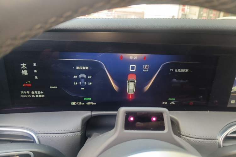 Used Hongqi E-HS9 2021 510 km Range Flagway Edition Six Seats Instrument Cluster