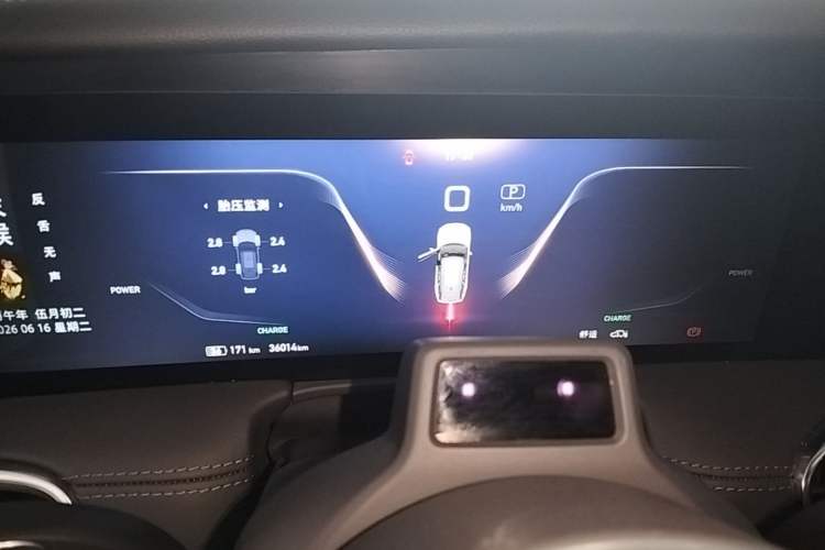 Used Hongqi E-HS9 2021 510 km Range Flagway Edition Six Seats Instrument Cluster